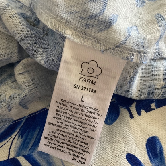 Garden Tiles Mini Dress FARM Rio - Picture 5 of 5